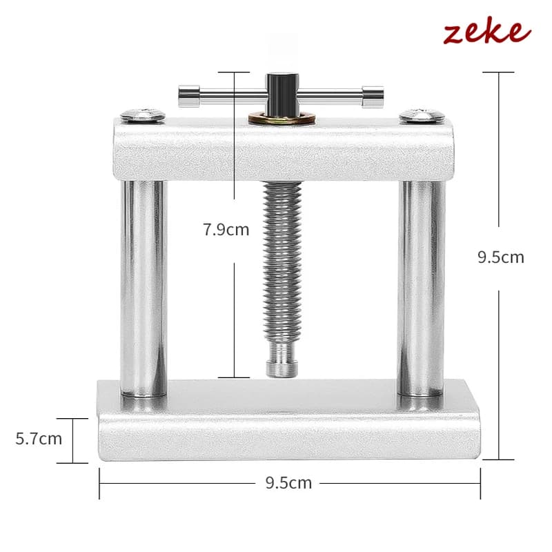 مجموعة ضغط احترافية لغلق غطاء الساعة آلة تغطية معدنية مجموعة ضغط الساعة لتغيير البطارية عدة صيانة لصانعي الساعات - 6