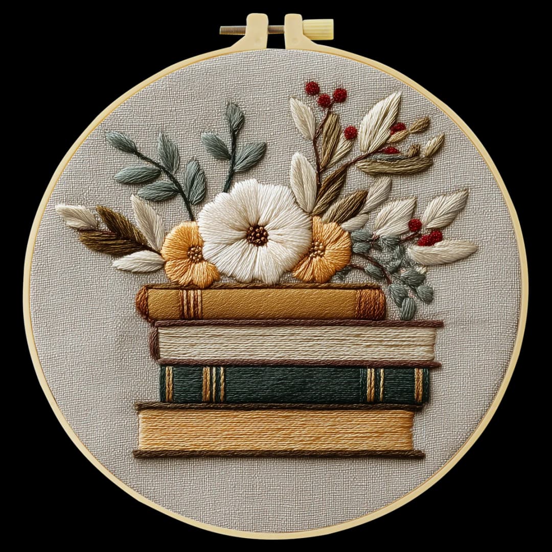 20X20CM/15X15CM 7.87/6.3inch Embroidery Starter Kit DIY kit Home Decor，Embroidery kit - 4