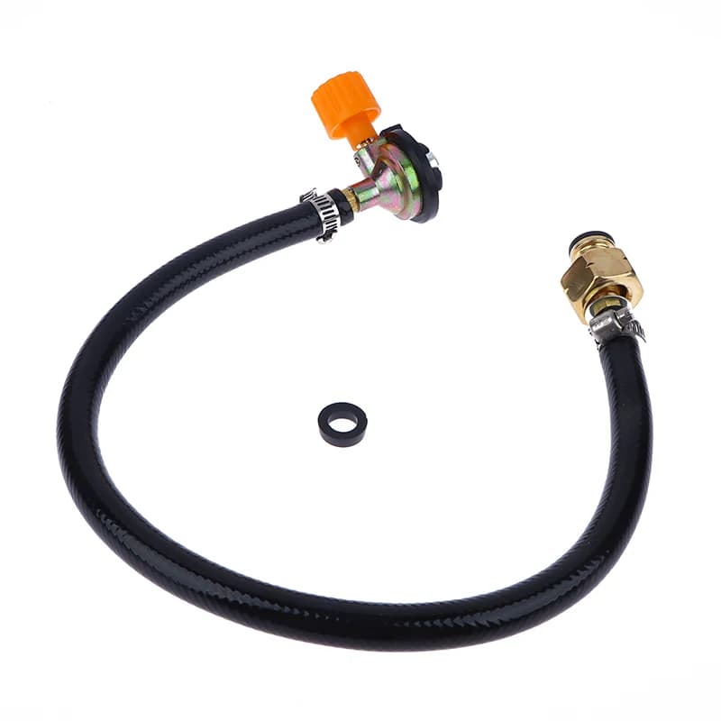  Gas Refill Pipe Tube Cylinder Gas Refill Adapter Leakproof Rubber Convertor Filling Tank Coupler Accessories Valve Braided Hose - 5