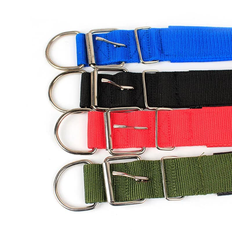 Solid Dog Collars  Nylon Dog Collar For Small Medium Large Dogs Teddy Keji Pitbull Bulldog Beagle - 5
