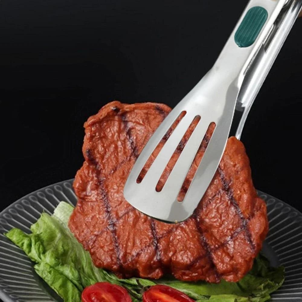 New Stainless Steel Food Tongs BBQ Meat Salad Bread Clip Barbecue Grill Buffet Clamp Non-slip Tong Cooking Tools Kitchen Gadgets - 4