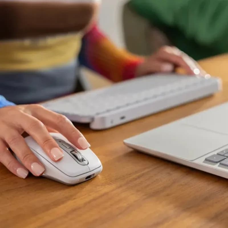 Logitech MX Anywhere 3S All-in-One Portable Wireless Mouse Silent Click 8000DPI Multi-Device for Laptop Computer Peripherals - 4