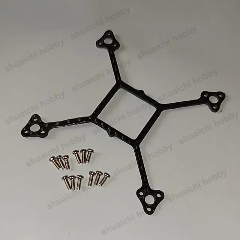 لوحة قاعدة معدلة من ألياف الكربون لطائرات BetaFPV Air65/Air75 لوحة تركيب محرك خفيفة الوزن قطع إطار الطائرة المسيرة - 2