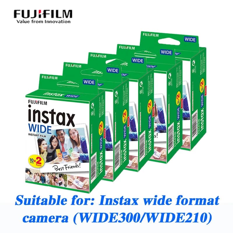 Fujifilm Photo Paper Instax Wide Photo Paper  Photo Paper 5 inch Wide Edge Film Double Pack WIDE Format Wide300 210 200Dedicated - 3