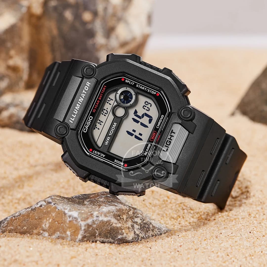 Casio watch for men top luxury set military digital watch multifunctional relogio W-737H-1A - 3