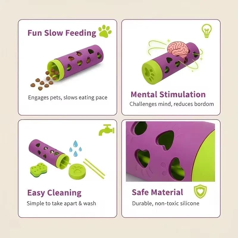 1PC Rubber Dog Molar Toothbrush Toys Chew Cleaning Teeth Safe Puppy Dental Care Soft Pet Cleaning Toy Supplies Pet accessories - 3