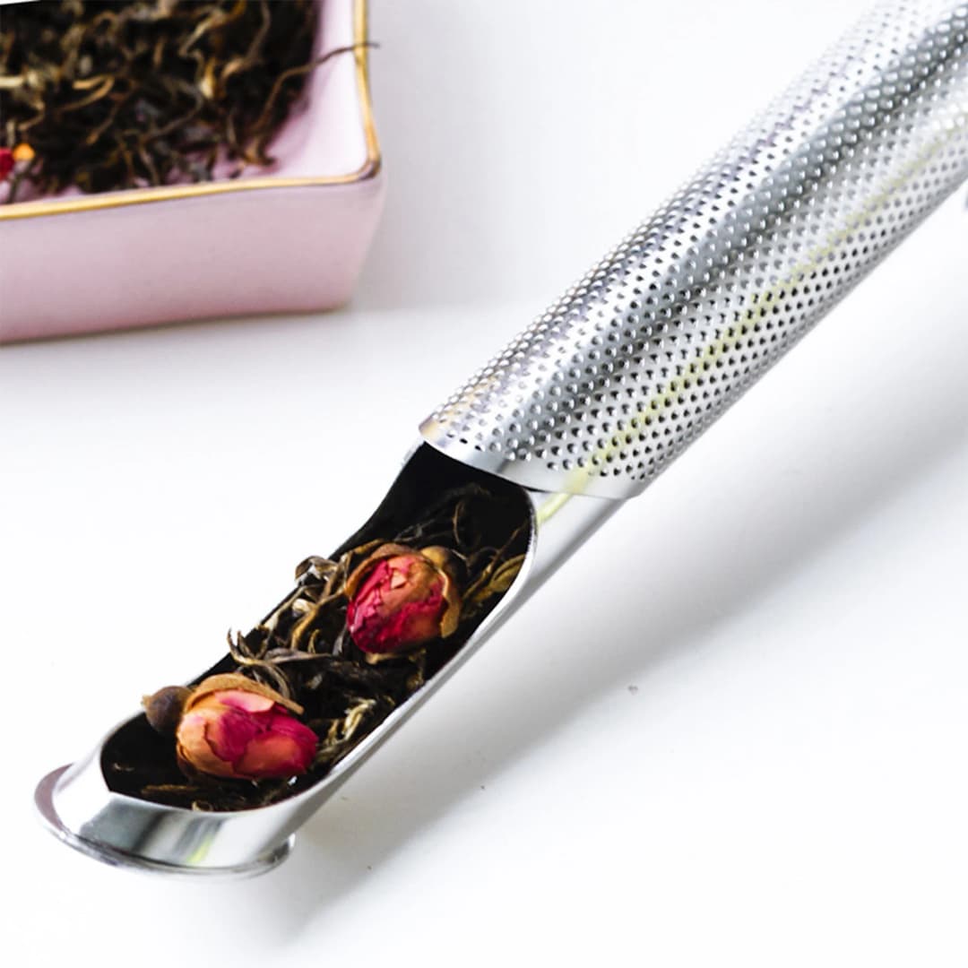 Stainless Steel Tea Infuser Filter with Hanging Hook Handle Tea Diffuser for Seeping Loose Leaf Teas & Coffees - 2