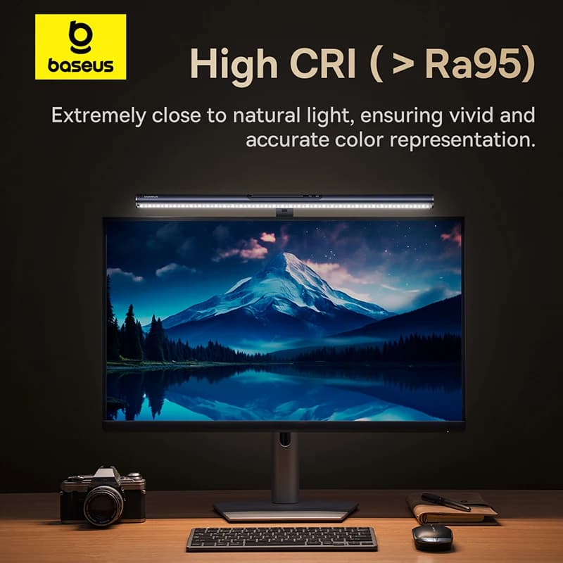【New Sale】Baseus Magnetic Computer Screen Light Desk Lamp Laptop Hanging USB Light Table Lamp LED Monitor Light Reading Light - 2