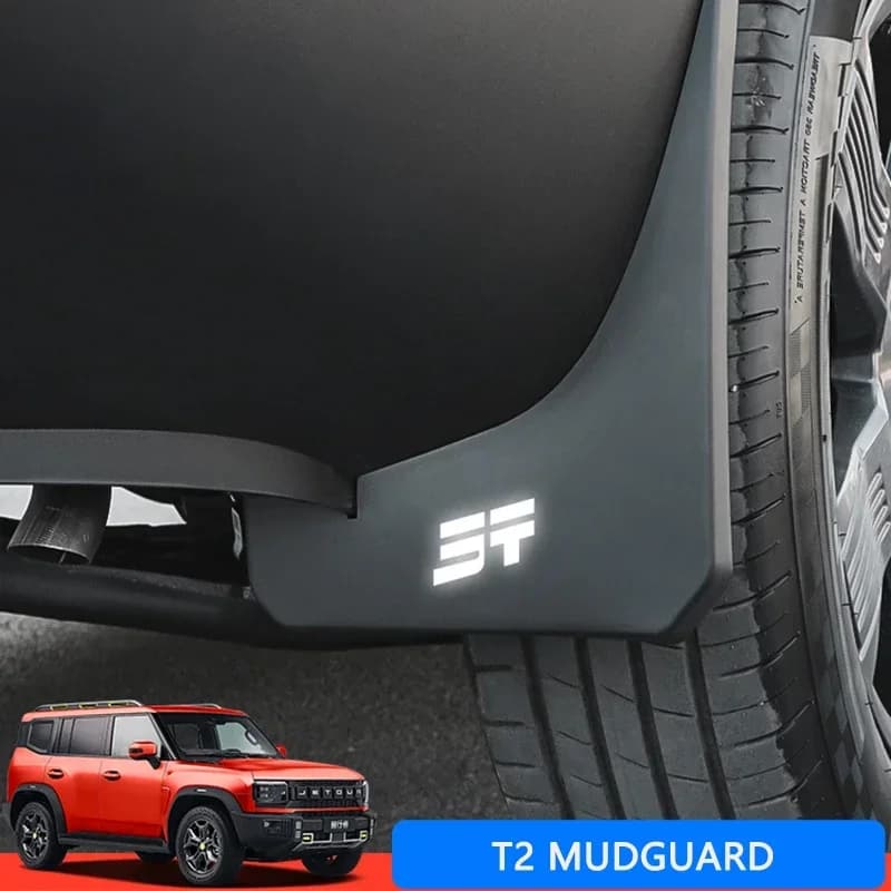 لسيارة Chery Jetour Traveller T2 واقيات الطين غطاء واقي من البلاستيك أغطية واقية من الرذاذ أغطية واقية من الوحل إكسسوارات السيارات