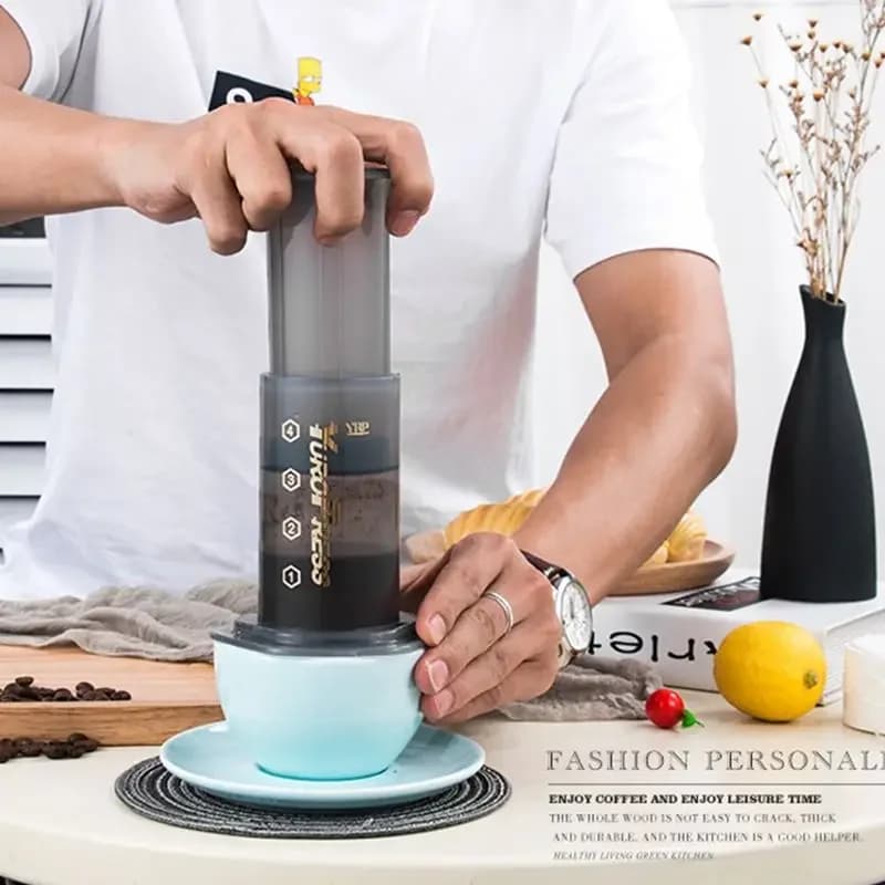 Portable Yuropress French Press Barista Espresso Coffee Maker Machine filter reusable dripper Accessories - 3
