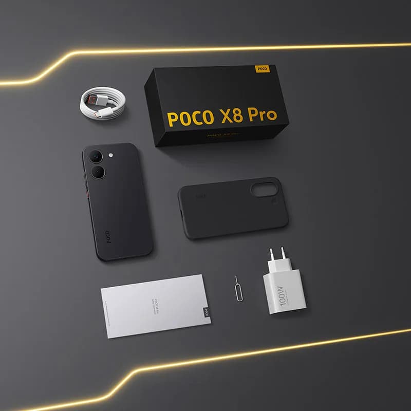 POCO X8 Pro 5G Global Version Smartphone Dimensity 8500-Ultra 6500mAh battery 6.59" 1.5K AMOLED display 100W HypeCharge NFC - 6