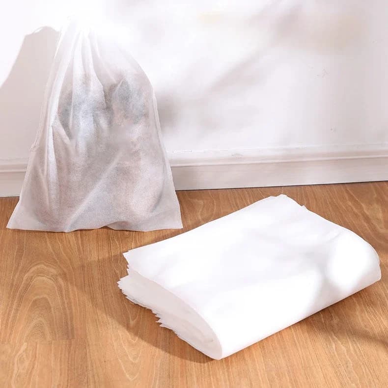 المحمولة الأحذية المنظم السفر حقيبة التخزين غير المنسوجة شفافة الرباط حقيبة البيئية الغبار أغطية الأحذية - 3