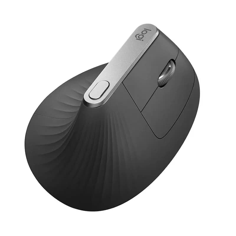 ماوس Logitech MX Vertical اللاسلكي – تصميم مريح يقلل من إجهاد العضلات، نقل المحتوى بين 3 أجهزة كمبيوتر تعمل بنظام Windows وApple - 6