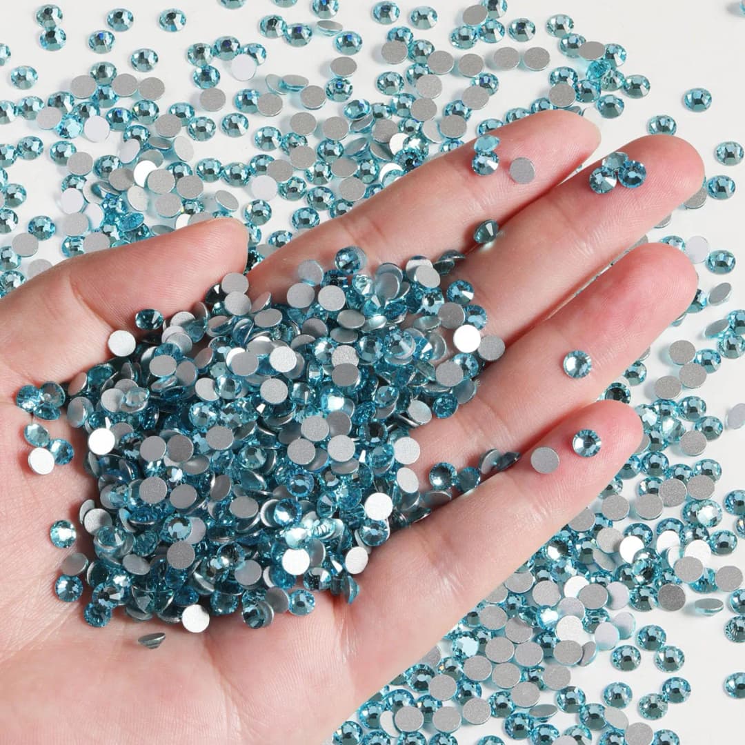 1000 قطعة أحجار الراين غير الساخنة 2/3/4 ملم مستديرة راتنج مسطح كريستال أحجار الراين DIY فن الأظافر مجوهرات ديكور الملابس لصق - 5