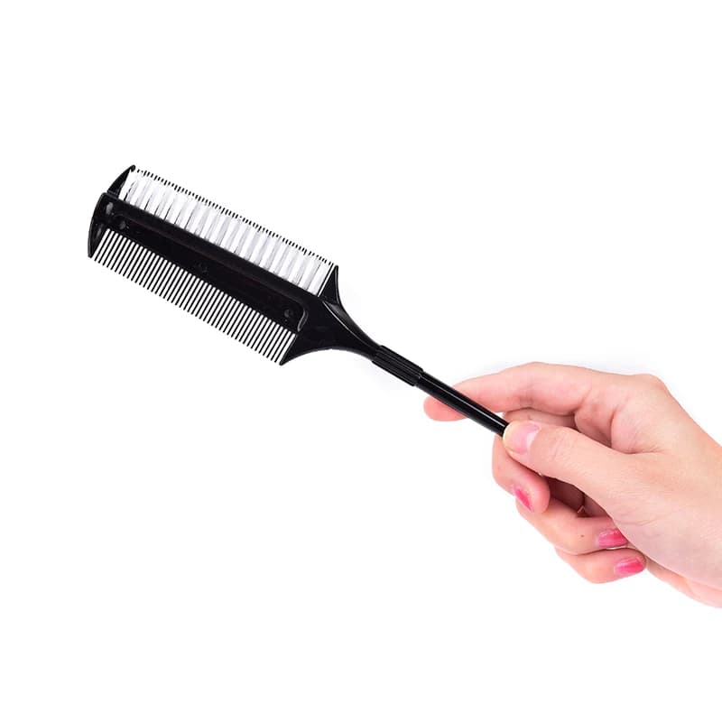 المهنية تصفيف الشعر ضعف الجانب صبغ مشط مع النايلون فرشاة تجفيف الشعر التلوين أمشاط فرشاة لون الشعر أدوات تصفيف الشعر - 4