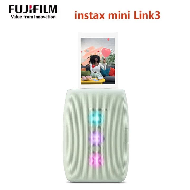 Original Fujifilm Instax Mini Link 3 Link 2 Printer Instax Photo Camera Printers For Smart PhoneApp Film Machine New Fuji Camera