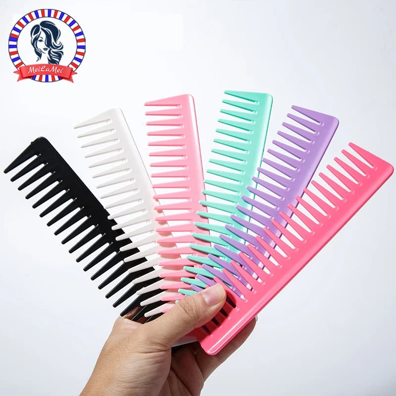 1pcs Large Hair Comb with Wide Teeth, Shun Hair Hair Hair Removal Comb, Suitable for Dry and Wet Hair, Salon Hair Styling Tools