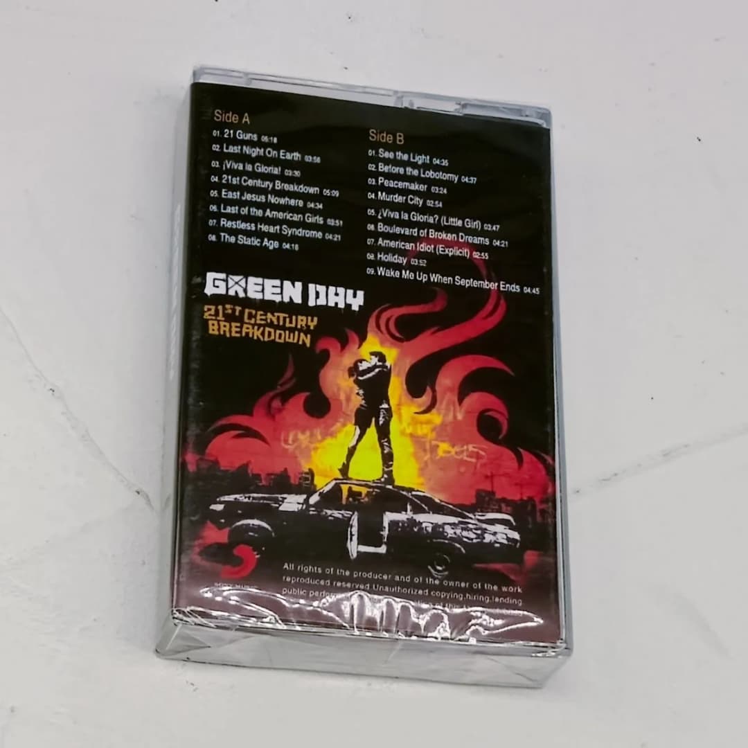 شريط موسيقى بانك روك Green Day Billie Joe، ألبوم Idiot، تسجيل موسيقى، أشرطة كاسيت، أزياء تنكرية، مشغل سيارة، مسجل، صندوق موسيقى تصويرية - 5