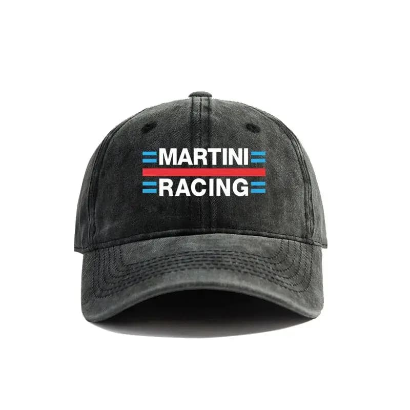Martini Racing Baseball Caps Distressed Hats Cap Men Women Retro Outdoor Summer Adjustable Dad Hats - 6