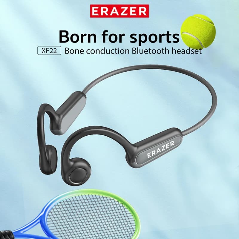 ERAZER XF22 Earphone Bluetooth 5.4 Sports Wireless Headphones Bone Conduction Headsets with Mic Neckband headphones