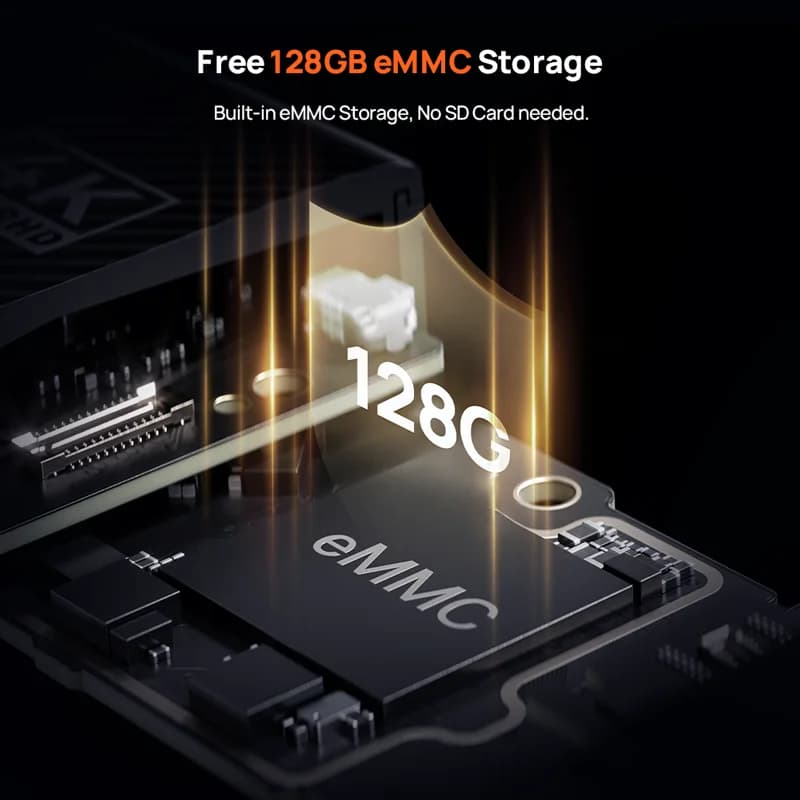 70mai Dash Cam 4K M800 2160P eMMC Built-in 128GB GPS ADAS Support 24H Parking Guard 4G Compatible Upgraded Ver. of 70mai M500 - 6