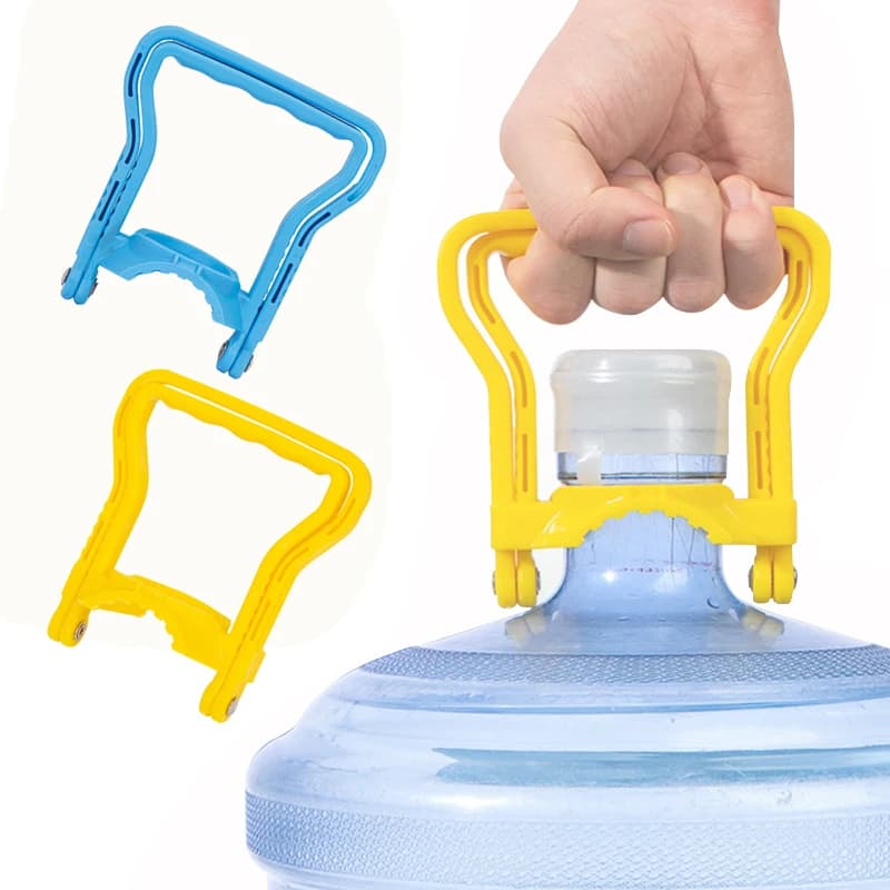 حامل محمول لزجاجة مياه 5 جالون، مقبض رفع مريح، حامل عدم الانزلاق