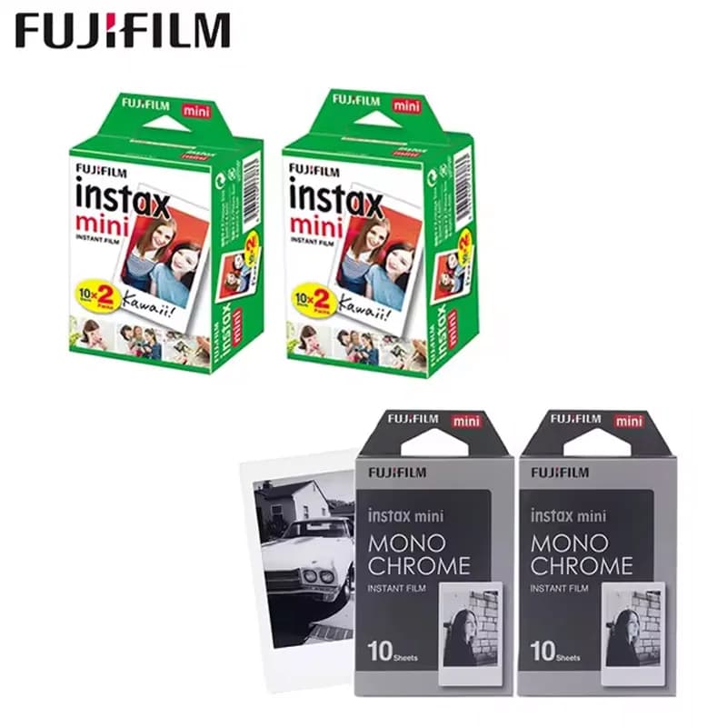 10/20/40/60 Sheets Fujifilm Instax Mini Film White For FUJI Instant Photo Camera Mini 12/11 Mini 9 8 7 70 90 EVO  Film Camera - 2