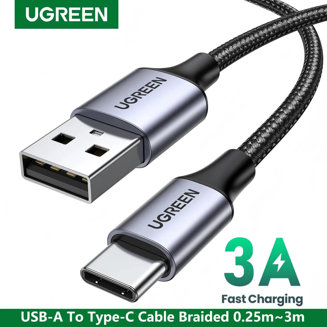UGREEN USB Type C Cable Braided Charger For APPLE iPhone 17 16 15 Carplay Android USB C Charging data short Long 2m 3m 25cm 50cm