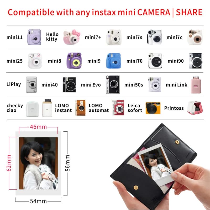 Original Fujifilm FUJI INSTAX MINI 12 Instant FILM 10-50 Sheets For 11 9 8 SP2 70 7cs 8 11 25 90 50 link For FUJI Instant Camera - 6
