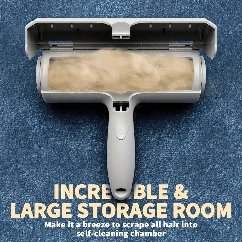 Pet Hair Removal Mitts & Rollers For Cats and Dogs Reusable Self-Cleaning Lint Roller Set For Furniture Couch Carpet ﻿ - 2