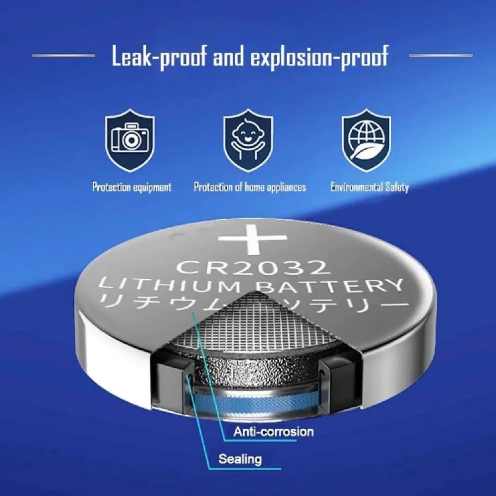 2-60 قطعة CR2032 CR 2032 زر البطارية 3 فولت بطارية ليثيوم لمشاهدة لعبة آلة حاسبة سيارة التحكم عن بعد زر عملة خلية - 4