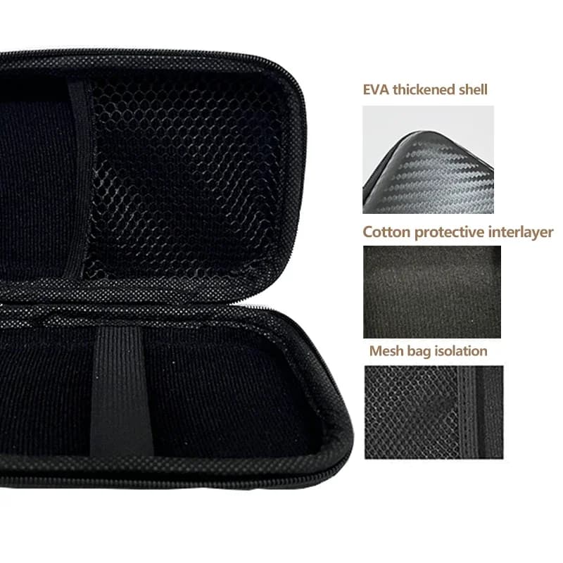 Portable Eva Storage Bag Zipper Pouch Mobile Phone Charger Protection Bag Mobile Hard Disk Bag U Disk Data Cable Storage - 4