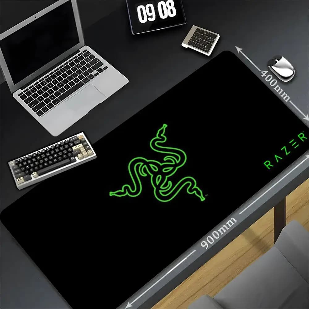 Razer Mouse Comics Pad 90x40 Cm Kawaii Desk Mat Xxl Pc Gamer Gaming Computer Offices Mousepad Keyboard