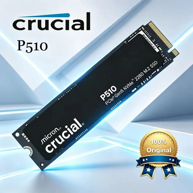 P510 1TB NVMe SSD M.2 2280 PCIe 5.0 | 11000MB/s Read, 9500MB/s Write - Upgraded from P3 Plus Crucial