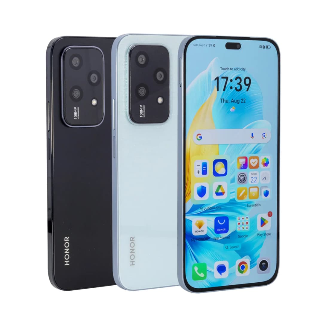 هاتف هونر 200 لايت إصدار عالمي أصلي، ذاكرة قراءة فقط 256 جيجابايت، 5G، معالج ميدياتيك دايمنستي 6080، شاشة AMOLED 6.7 بوصة بمعدل تحديث 90 هرتز، كاميرا رئيسية 108 ميجابكسل - 3
