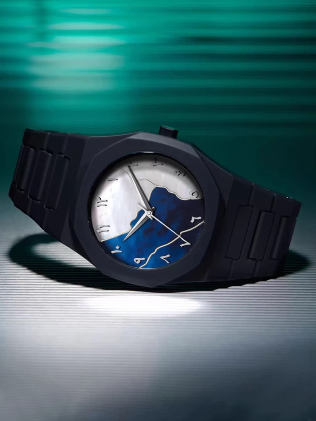 LUCKYFOXNew high-end watches men's trend graffiti art quartz watches - 6