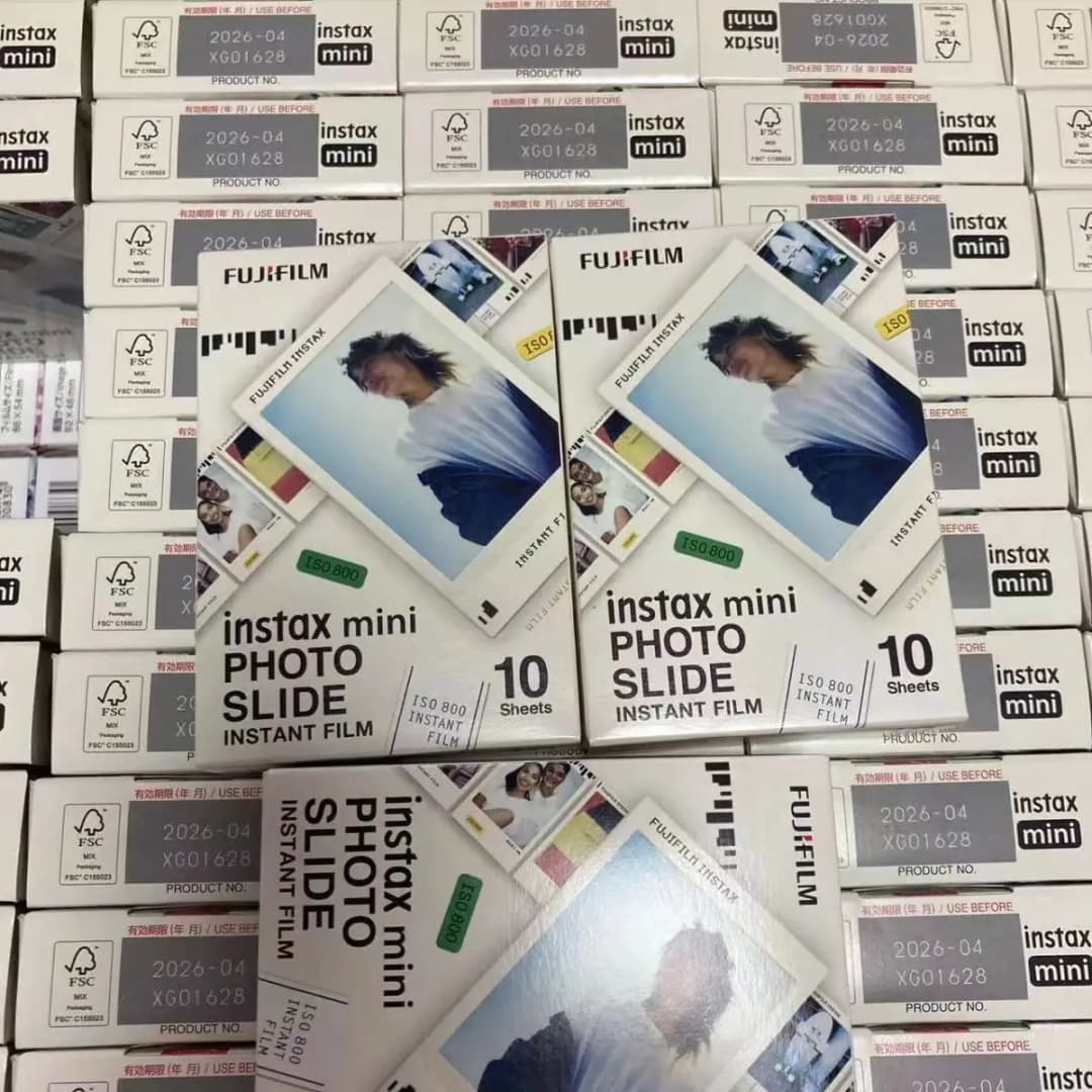 Fujifilm Instax Photo Slide Color Film 10-50 Sheets For Fuji Instax Mini 12 Film Mini 11 9 8 7+ 40 99 90 Link Fuji Instax Film - 4
