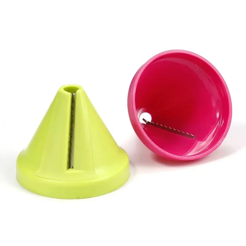 أداة مطبخ متعددة الوظائف، مبشرة لولبية للخضروات والفاكهة، قشارة، مبشرة يدوية للبطاطس والجزر - 5