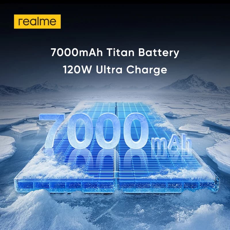 realme GT 7 5G Smartphone Dimensity 9400e Chipset 7000mAh Battery 120W Charge 6.78" 120Hz AMOLED Display 50MP Sony OIS Camera - 4