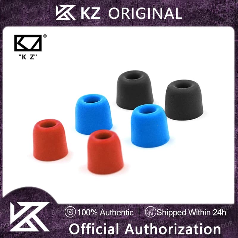 نصائح أذن من الفوم المريح لسماعات الأذن من KZ، عزل الضوضاء، وسادات أذن لسماعات KZ ZSX EDXPro PR3 Castor
