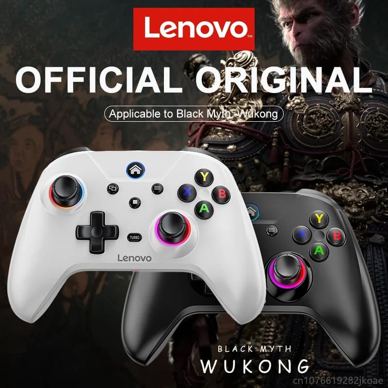 New Lenovo S02 Wireless Controller Bluetooth Gamepad for Nintendo Switch,PC,Android TV,IOS PC Joysticks Six-axis Dual Vibration