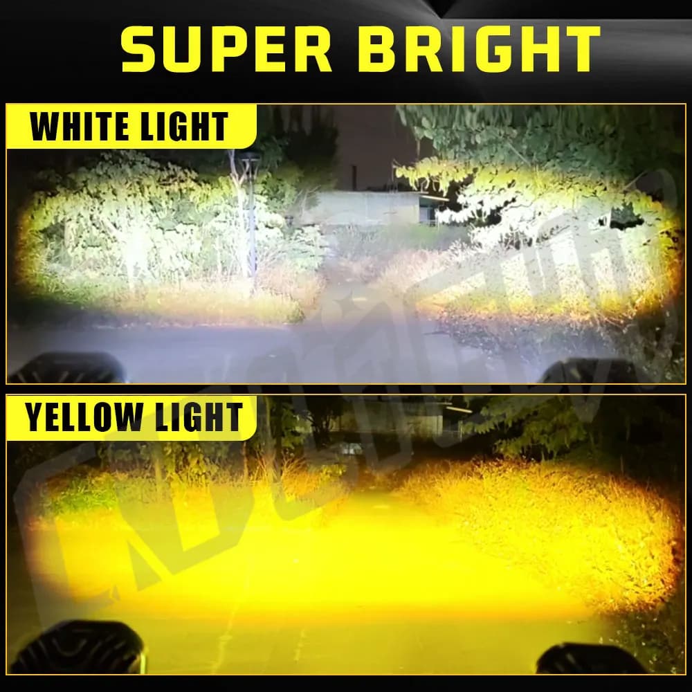 CO LIGHT كشافات عمل LED 3 بوصة 24V 12V مصابيح أمامية للدراجات النارية شريط إضاءة غامر LED ضوء ضباب DRL للسيارة شاحنة 4x4 ATV للطرق الوعرة - 3