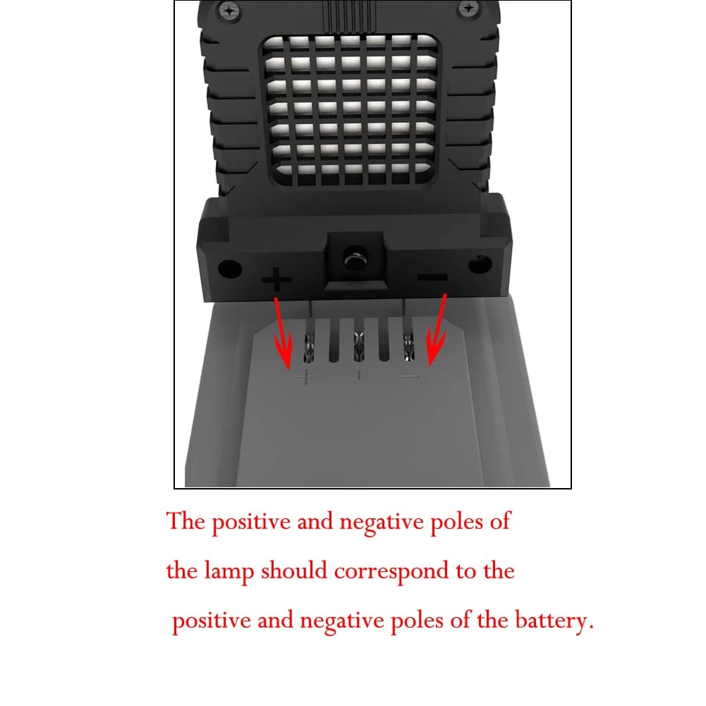 1/2/3Pcs 14W LED Camping Lantern Mini Pocket Work Light Inspection Power Tool LED Work Light  For 20V-21V Lithium Batteries - 4