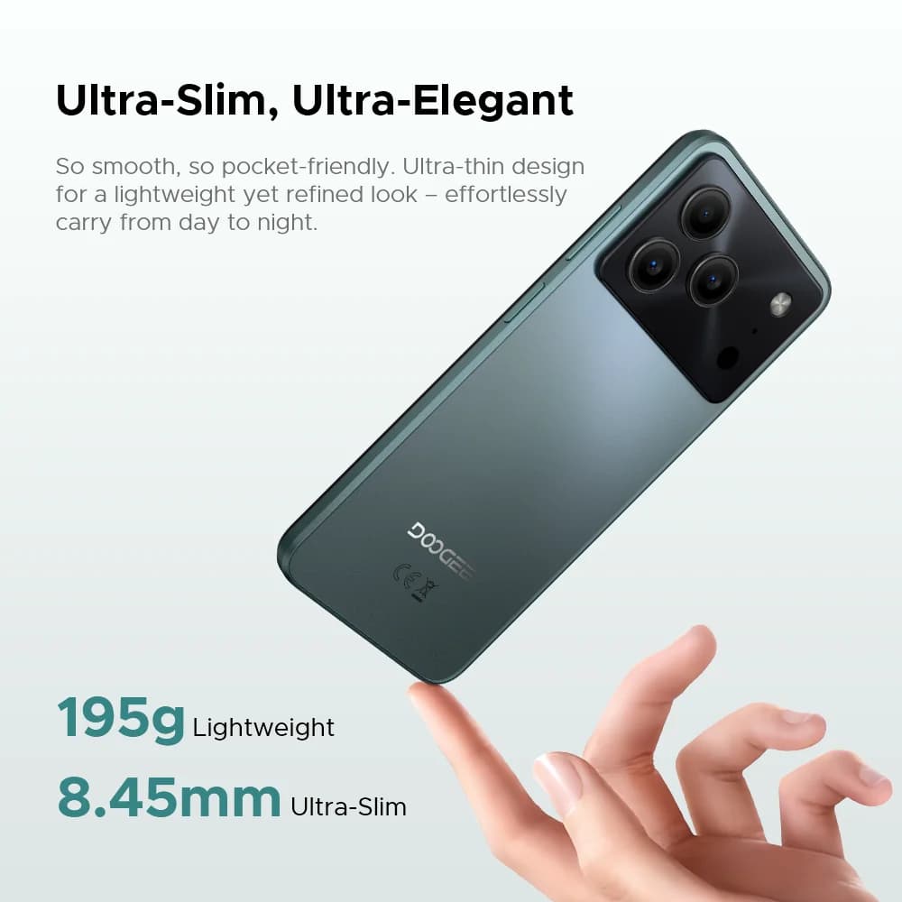Global Version DOOGEE Note56 Pro Smartphone 32GB+128GB Android 16 6150mAh Battery 6.56'' 90Hz Screen NFC Cell Phone - 4
