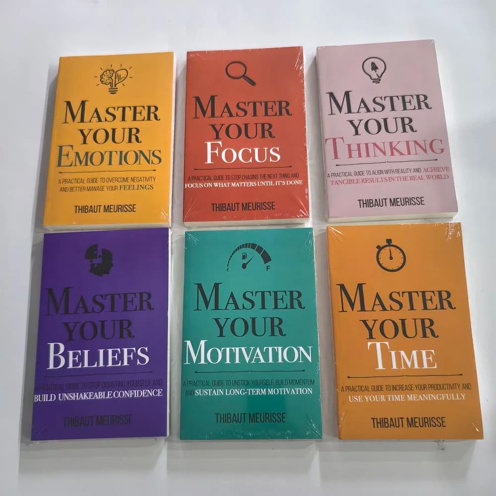دليل الإدارة الحديثة كتاب باللغة الإنجليزية سيطر على مشاعرك، دافعك، معتقداتك، تركيزك، وقتك، وتفكيرك