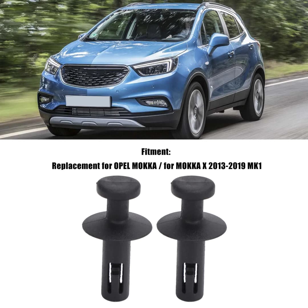 2 قطعة مشبك رف الطرود 95129884   البلاستيك غطاء أمتعة السيارة محور كليب استبدال لأوبل OKKA X 2013 ‐ 2019 - 3