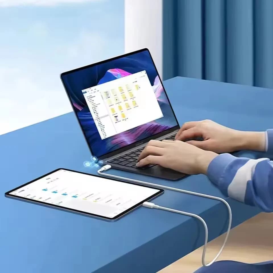 1/3 قطع كابل 10A شحن فائق السرعة 120W Type C إلى Type C نقل بيانات عالي السرعة لآيفون سامسونج شاومي كابل شاحن - 2
