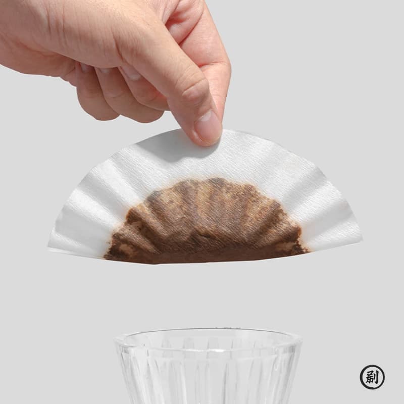 50pcs Pour Over Coffee Filter Papers 50 Sheets;  Fits B75 Coffee Dripper & 1-2 Cups Wave Dripper coffee filter papers - 3
