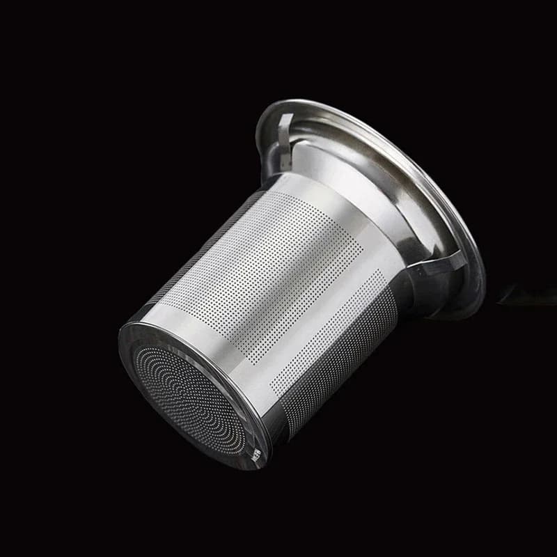 Heat Resistant Glass Teapot With Stainless Steel Coffee Infuser Heated Container Tea Pot Good Clear Kettle Square Filter Baskets - 3