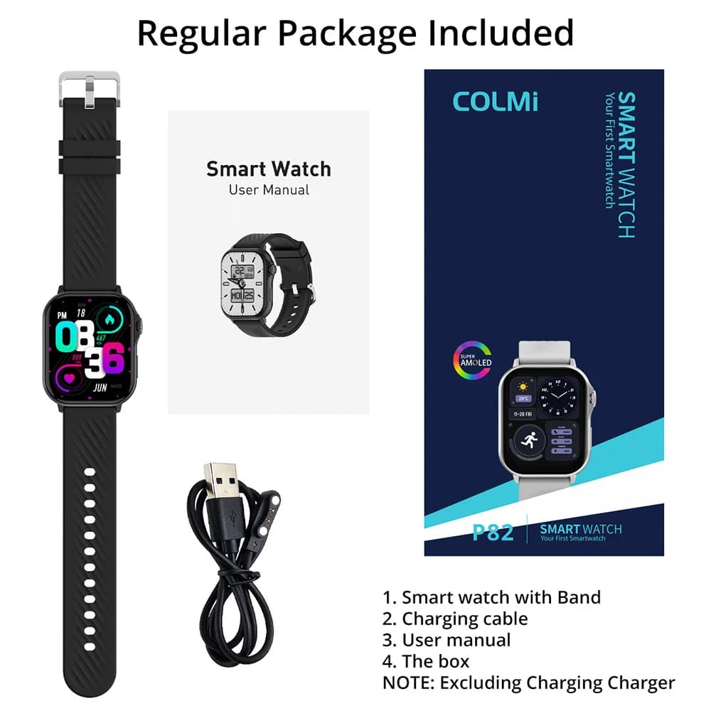 2025 COLMI P82 GPS Smart Watch 2.13" AMOLED HD Display Built-in GPS Men Women Smartwatch Bluetooth Calling For Xiaomi Phone - 6